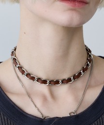 CASPER JOHN AIVER（キャスパージョンアイバー）の「AFF AIVER　編込みチェーンチョーカーネックレス　MADE IN JAPAN（チョーカー）」