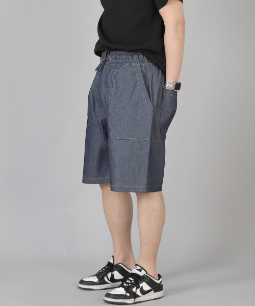 SAINTCREW(セントクルー)の「パティグショーツ EFS-348 ライトインディゴデニム(その他パンツ・メンズ・その他・MEDIUM/LARGE/X-LARGE)」の1枚目の写真