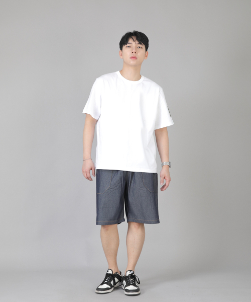 SAINTCREW(セントクルー)の「パティグショーツ EFS-348 ライトインディゴデニム(その他パンツ・メンズ・その他・MEDIUM/LARGE/X-LARGE)」の6枚目の写真