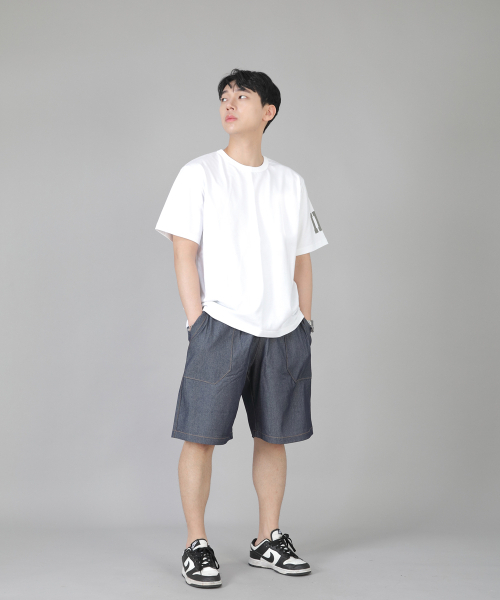 SAINTCREW(セントクルー)の「パティグショーツ EFS-348 ライトインディゴデニム(その他パンツ・メンズ・その他・MEDIUM/LARGE/X-LARGE)」の5枚目の写真