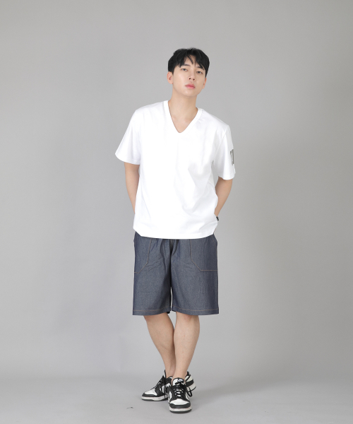 SAINTCREW(セントクルー)の「パティグショーツ EFS-348 ライトインディゴデニム(その他パンツ・メンズ・その他・MEDIUM/LARGE/X-LARGE)」の4枚目の写真