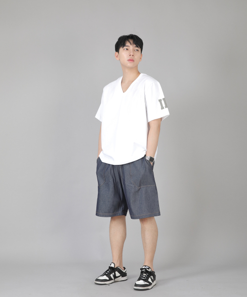 SAINTCREW(セントクルー)の「パティグショーツ EFS-348 ライトインディゴデニム(その他パンツ・メンズ・その他・MEDIUM/LARGE/X-LARGE)」の2枚目の写真