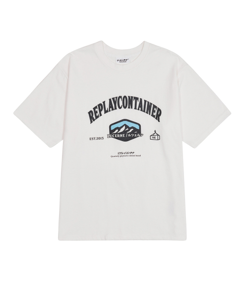 replaycontainer(リプレイコンテナ)の「RCシティロゴTシャツ LUCERNE(ホワイト)(Tシャツ/カットソー・レディース・その他・FREE)」の2枚目の写真