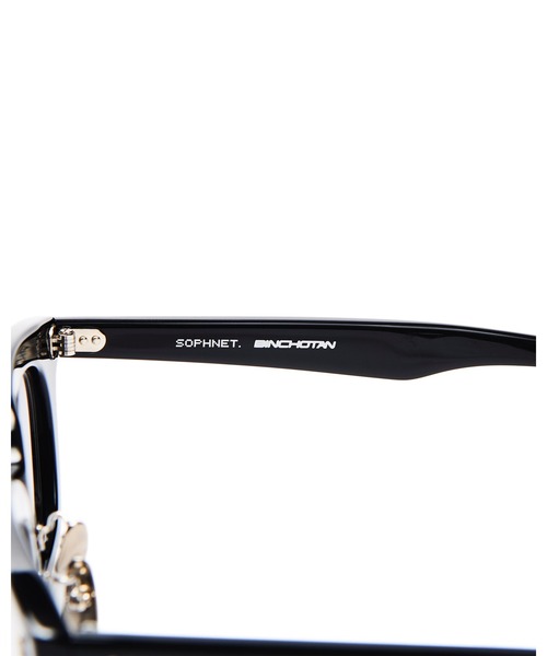 SOPHNET.（ソフネット）の「備長炭 WELLINGTON GLASSES（メガネ・メンズ・ブラック/グレー・FREE）」の6枚目の写真