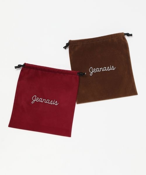 JEANASIS（ジーナシス）の「【ハローキティ】ベロアポーチ/632815（ポーチ・レディース・レッド/ブラウン/ブラック・FREE）」の7枚目の写真