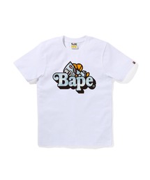 PASTEL COLOR CAMO SHARK MILO ON BAPE TEE