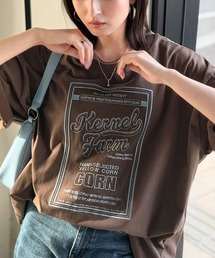 Java（ジャバ）の「《JaVa ジャバコラボ》【接触冷感機能付き】ゆるっと着て、しっかり洒落る。前後2wayパッケージロゴ風刺繍ビッグTEE(半袖)（Tシャツ/カットソー）」