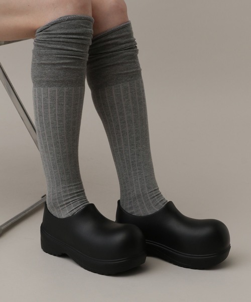 LAND MUSEUM（ランドミュージアム）の「【女性用サイズあり】LAND MUSEUM／ラウンドライトスリッポン（スリッポン・メンズ・ブラック・X-SMALL/MEDIUM/SMALL/LARGE）」の5枚目の写真