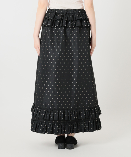 IENA LA BOUCLE（イエナラブークル）の「IENA LA BOUCLE JQタフタフリルスカート（スカート・レディース・ブラック・38/36）」の14枚目の写真