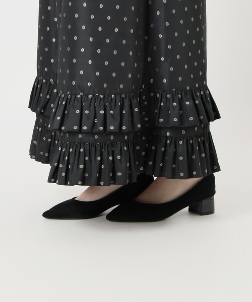 IENA LA BOUCLE（イエナラブークル）の「IENA LA BOUCLE JQタフタフリルスカート（スカート・レディース・ブラック・38/36）」の19枚目の写真