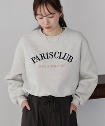 BLUEEAST | ロゴ刺繍ドロスト裏起毛スウェット(スウェット)