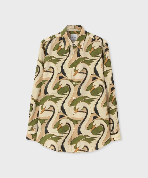 Paul Smith（ポールスミス）の「"SWAN" カジュアルシャツ / 163306 598Z（シャツ/ブラウス・メンズ・ライトブルー/ライトイエロー・SMALL/MEDIUM/LARGE/X-LARGE）」の2枚目の写真