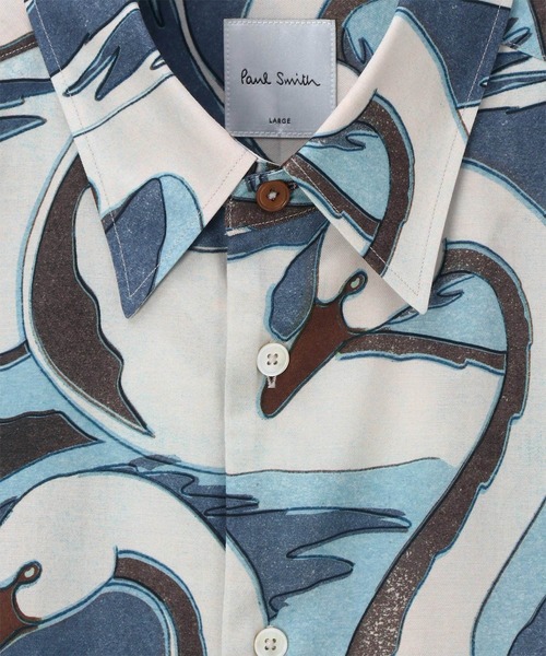 Paul Smith（ポールスミス）の「"SWAN" カジュアルシャツ / 163306 598Z（シャツ/ブラウス・メンズ・ライトブルー/ライトイエロー・SMALL/MEDIUM/LARGE/X-LARGE）」の14枚目の写真