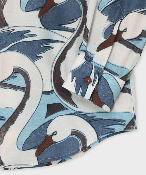 Paul Smith（ポールスミス）の「"SWAN" カジュアルシャツ / 163306 598Z（シャツ/ブラウス・メンズ・ライトブルー/ライトイエロー・SMALL/MEDIUM/LARGE/X-LARGE）」の13枚目の写真