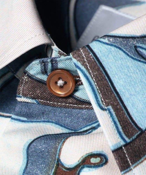 Paul Smith（ポールスミス）の「"SWAN" カジュアルシャツ / 163306 598Z（シャツ/ブラウス・メンズ・ライトブルー/ライトイエロー・SMALL/MEDIUM/LARGE/X-LARGE）」の12枚目の写真