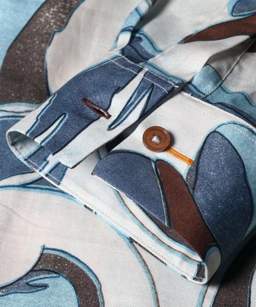 Paul Smith（ポールスミス）の「"SWAN" カジュアルシャツ / 163306 598Z（シャツ/ブラウス・メンズ・ライトブルー/ライトイエロー・SMALL/MEDIUM/LARGE/X-LARGE）」の10枚目の写真