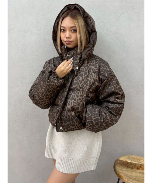 EVRIS（エヴリス）の「2WAYエアリークロップドブルゾン（ダウンジャケット/コート・レディース・その他1/ブラック・FREE）」の5枚目の写真