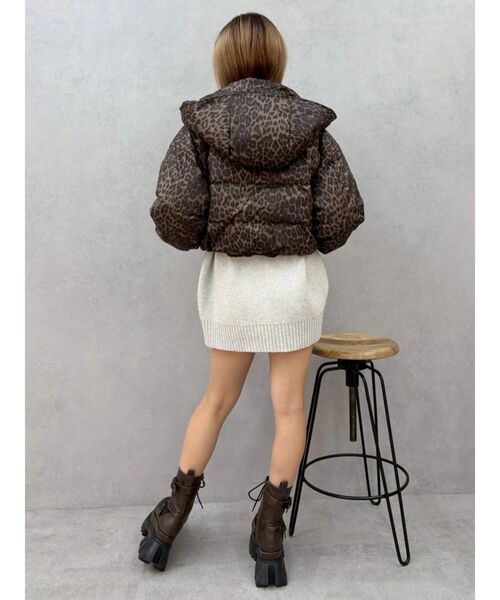 EVRIS（エヴリス）の「2WAYエアリークロップドブルゾン（ダウンジャケット/コート・レディース・その他1/ブラック・FREE）」の9枚目の写真