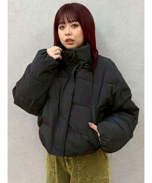 EVRIS（エヴリス）の「2WAYエアリークロップドブルゾン（ダウンジャケット/コート・レディース・その他1/ブラック・FREE）」の21枚目の写真