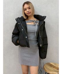 EVRIS（エヴリス）の「2WAYエアリークロップドブルゾン（ダウンジャケット/コート）」