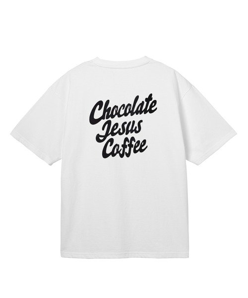 Chocolate Jesus Coffee(チョコレートジーザスコーヒー)の「COFFEE LOGO SS TEE(Tシャツ/カットソー・メンズ・ホワイト/ブラック・SMALL/MEDIUM/LARGE/X-LARGE/XX-LARGE)」の3枚目の写真