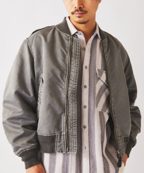 ガーメントダイ L-2B フライトジャケット（ミリタリージャケット