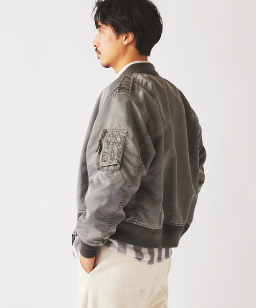 ガーメントダイ L-2B フライトジャケット（ミリタリージャケット