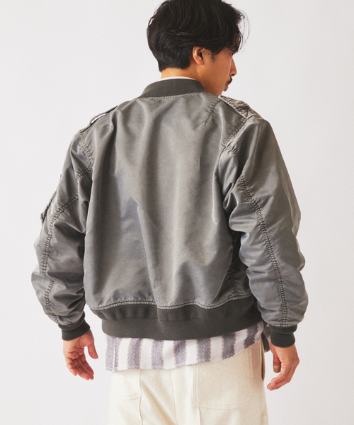 ガーメントダイ L-2B フライトジャケット（ミリタリージャケット