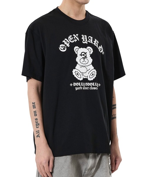 OY(オーワイ)の「『OY/オーワイ』GOTHIC DOLLY TEE /ゴシックドリーTシャツ(Tシャツ/カットソー・レディース・ホワイト/ブラック・L/M)」の4枚目の写真