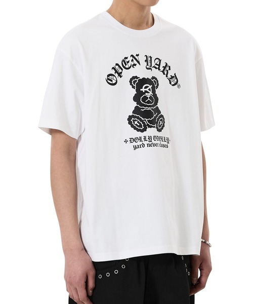 OY(オーワイ)の「『OY/オーワイ』GOTHIC DOLLY TEE /ゴシックドリーTシャツ(Tシャツ/カットソー・レディース・ホワイト/ブラック・L/M)」の9枚目の写真