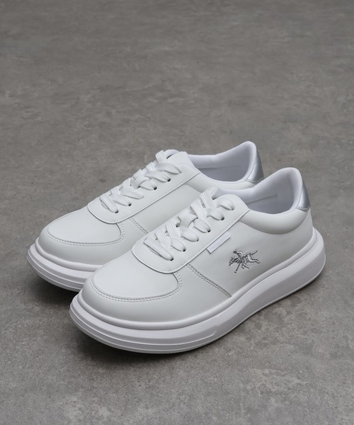 POLO CHAMPS（ポロチャンプス）の「【POLO CHAMPS/ポロチャンプス】ライト ハイソール ロゴスニーカー（スニーカー・メンズ・ホワイト系3/ブラック/ホワイト系1/ホワイト系2・22.5cm/23cm/23.5cm/24cm/24.5cm/25cm/25.5cm/26cm/26.5cm/27cm/28cm）」の3枚目の写真