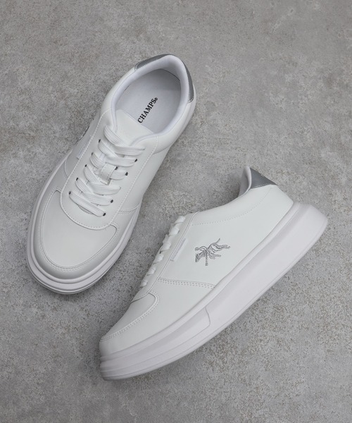 POLO CHAMPS（ポロチャンプス）の「【POLO CHAMPS/ポロチャンプス】ライト ハイソール ロゴスニーカー（スニーカー・メンズ・ホワイト系3/ブラック/ホワイト系1/ホワイト系2・22.5cm/23cm/23.5cm/24cm/24.5cm/25cm/25.5cm/26cm/26.5cm/27cm/28cm）」の12枚目の写真