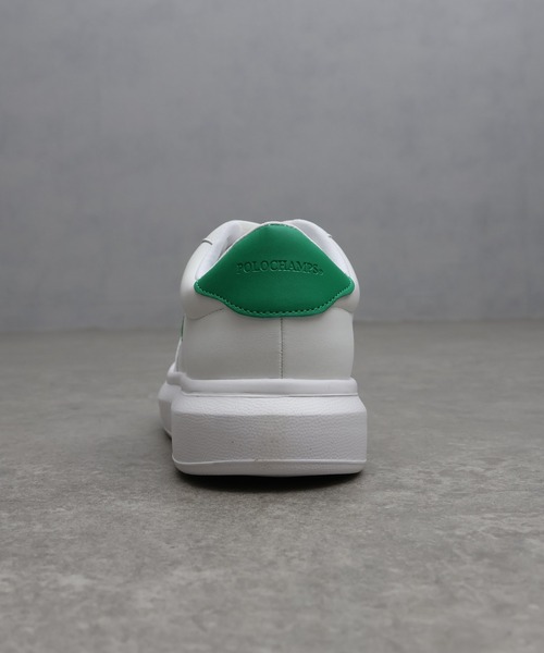 POLO CHAMPS（ポロチャンプス）の「【POLO CHAMPS/ポロチャンプス】ライト ハイソール ロゴスニーカー（スニーカー・メンズ・ホワイト系3/ブラック/ホワイト系1/ホワイト系2・22.5cm/23cm/23.5cm/24cm/24.5cm/25cm/25.5cm/26cm/26.5cm/27cm/28cm）」の16枚目の写真