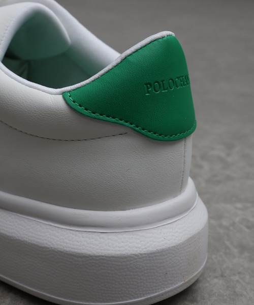 POLO CHAMPS（ポロチャンプス）の「【POLO CHAMPS/ポロチャンプス】ライト ハイソール ロゴスニーカー（スニーカー・メンズ・ホワイト系3/ブラック/ホワイト系1/ホワイト系2・22.5cm/23cm/23.5cm/24cm/24.5cm/25cm/25.5cm/26cm/26.5cm/27cm/28cm）」の17枚目の写真