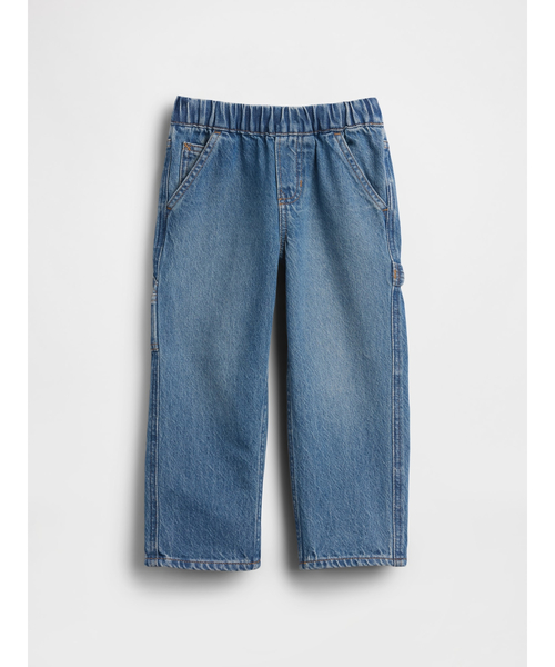 GAP（ギャップ）の「プルオン バギー カーゴデニム (幼児・ベビー)（デニムパンツ・キッズ・インディゴブルー・100cm/80ｃｍ/110cm/105cm/95cm/90cm/70cm）」の3枚目の写真