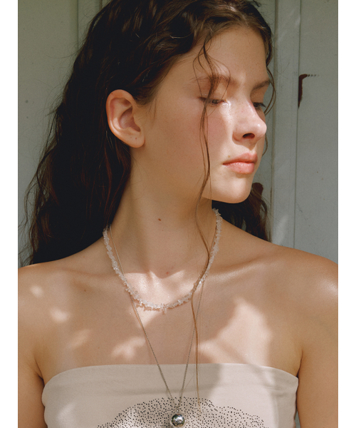 VINTAGE HOLLYWOOD(ビンテージハリウッド)の「Bumpy Beads Necklace_VH2435NE002M(ネックレス・レディース・シルバー・FREE)」の6枚目の写真
