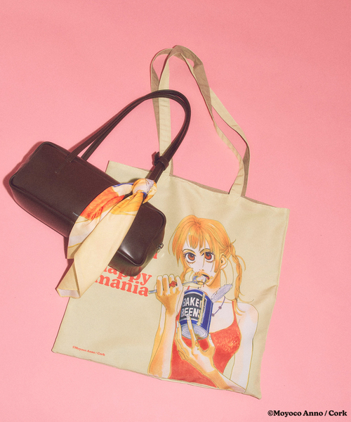 LE TALON（ルタロン）の「LE TALON×HAPPY MANIA リバーシブルトート（トートバッグ・レディース・ピンク/サックスブルー/イエロー・FREE）」の10枚目の写真