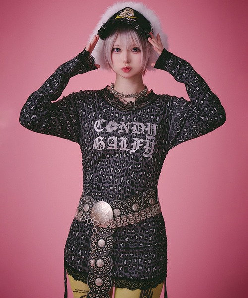 GALFY(ガルフィー)の「【GALFY/ガルフィー】ギラギャル2WAYワンピ(ワンピース・レディース・ホワイト系その他/ブラック系その他/ベージュ系その他/ピンク系その他・FREE)」の2枚目の写真