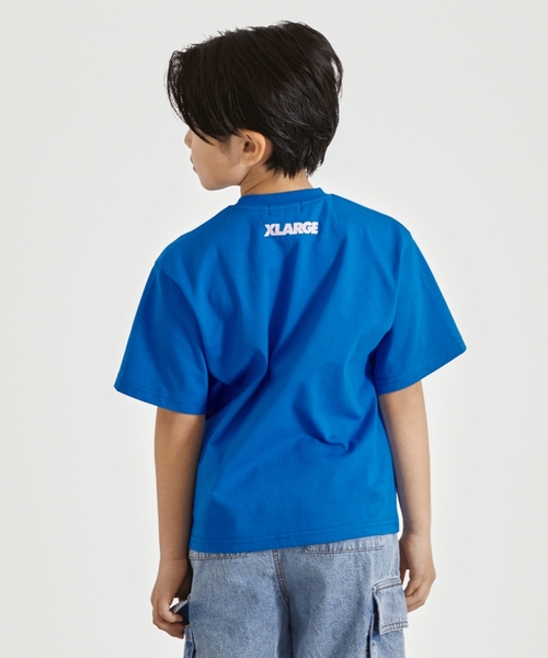 XLARGE KIDS（エクストララージキッズ）の「スタンダードロゴ半袖Tシャツ（Tシャツ/カットソー・キッズ・グリーン/ホワイト/ブルー/ブラック・110cm/100cm/130cm/120cm/140cm/90cm/80ｃｍ）」の10枚目の写真