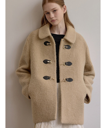 Clasp half coat - Beige