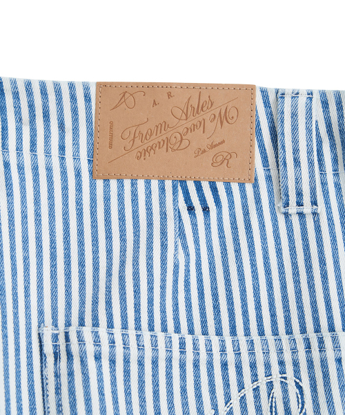 FROM ARLES(フロムアルル)の「ワイドペインターデニムパンツ / ストライプ(デニムパンツ・メンズ・ストライプ・M/L)」の12枚目の写真