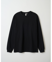 サステイナブル L/S Tシャツ_ブラック