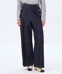 MACKINTOSH PHILOSOPHY | 【LEE4月号/蛯原友里さん着用】コットンリネンデニムマリンパンツ(デニムパンツ)