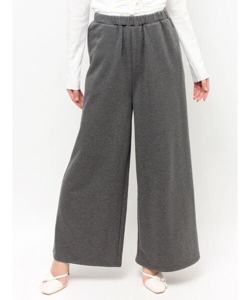 RESEXXY（リゼクシー）の「レイヤードスウェットパンツ（その他パンツ・レディース・ブラック/グレー/チャコールグレー・FREE）」の3枚目の写真