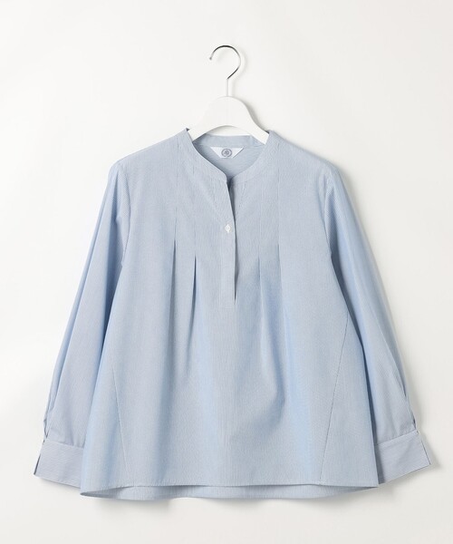 J.PRESS(ジェイプレス)の「【WEB限定カラーあり】コンパクトエステネージュ スキッパー ブラウス(シャツ/ブラウス・レディース・サックスブルー系1/ピンク系1/ブラウン系3/サックスブルー系2/ネイビー系3・11/9)」の22枚目の写真