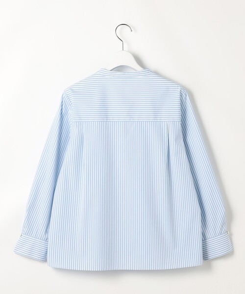 J.PRESS(ジェイプレス)の「【WEB限定カラーあり】コンパクトエステネージュ スキッパー ブラウス(シャツ/ブラウス・レディース・サックスブルー系1/ピンク系1/ブラウン系3/サックスブルー系2/ネイビー系3・11/9)」の19枚目の写真