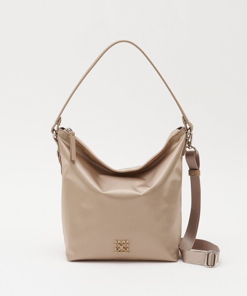 russet(ラシット)の「【撥水】スタンダードミニショルダーバッグ <クラウズナイロン>(ショルダーバッグ・レディース・ライトグレー/ブラック/ブルー系その他/ピンクベージュ/ベージュ・FREE)」の5枚目の写真