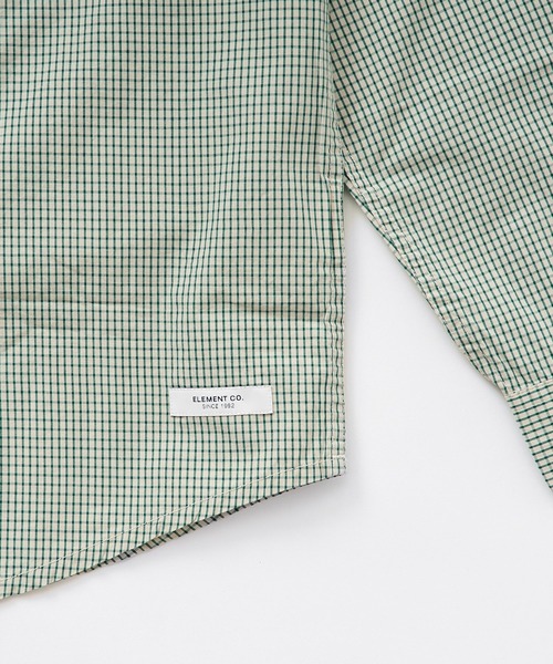 ELEMENT(エレメント)の「ELEMENT メンズ REGULAR MONOGRAM SS 半袖シャツ 【2026年春夏モデル】(シャツ/ブラウス・メンズ・グリーン系その他/ブルー系その他・X-LARGE/LARGE/MEDIUM)」の6枚目の写真