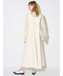 バックベルトAラインワンピース