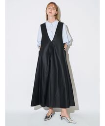 ELENDEEK | バックベルトAラインワンピース(ワンピース)